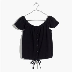 Texture & Thread Off-the-Shoulder Top